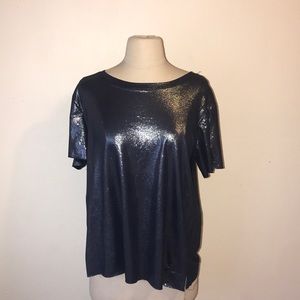 Shiny holiday blouse